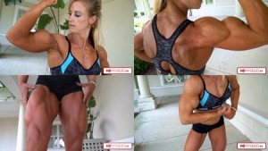 Also, now available at HDPhysiques.TV, the Female Muscle Store, Alli just added a new video in her "Big 16's" Clips Studio - get it today!